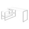 Monarch Specialties Computer Desk, Home Office, Corner, Storage Shelves, 60"L, L Shape, Work, Laptop, Metal, White I 7585 - alternate 9